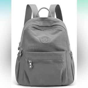 grey mini backpack